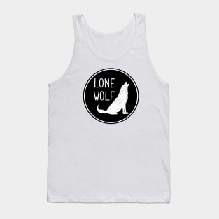 Lone Wolf - Wolf Howling Tank Top